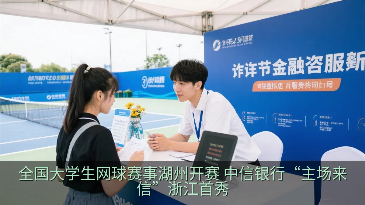 赛事现场金融服务专区为高校师生提供咨询